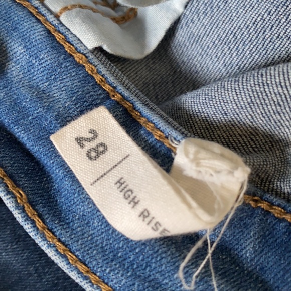 Pacsun high rise jeggings size US28 (two shades of blue jeans) - Picture 7 of 9